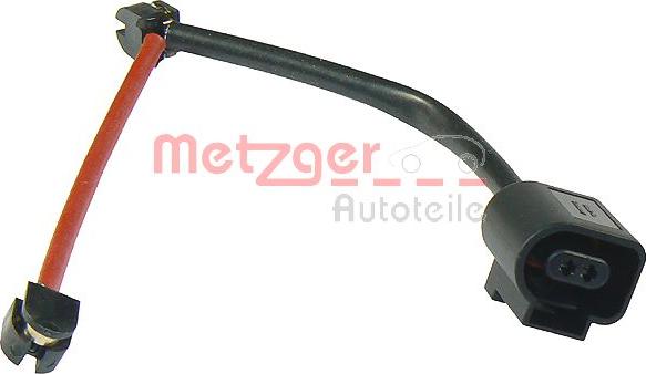 Metzger WK 17-258 - Contact d'avertissement, usure des plaquettes de frein cwaw.fr