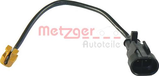 Metzger WK 17-236 - Contact d'avertissement, usure des plaquettes de frein cwaw.fr