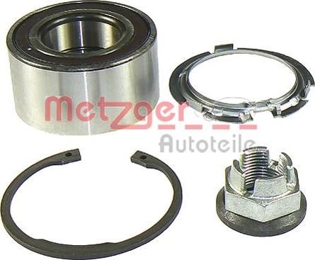 Metzger WM 155.80 - Kit de roulements de roue cwaw.fr