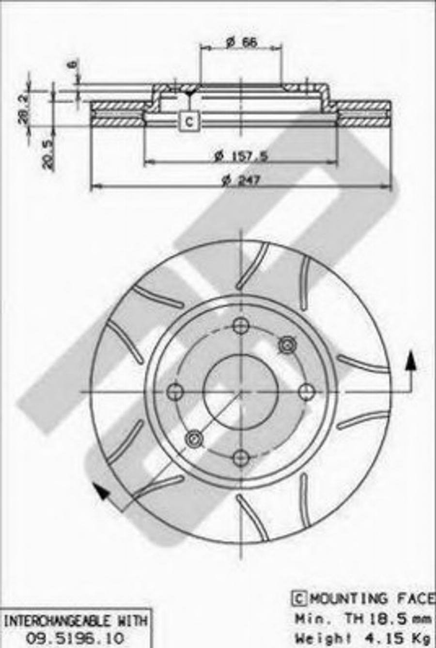 Metzger X24249 - Disque de frein cwaw.fr