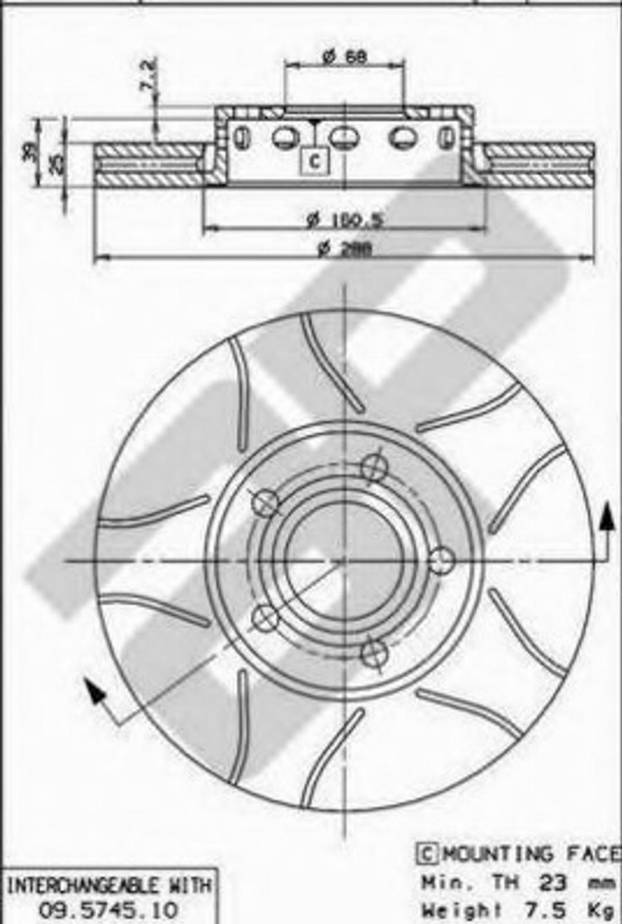 Metzger X25046 - Disque de frein cwaw.fr