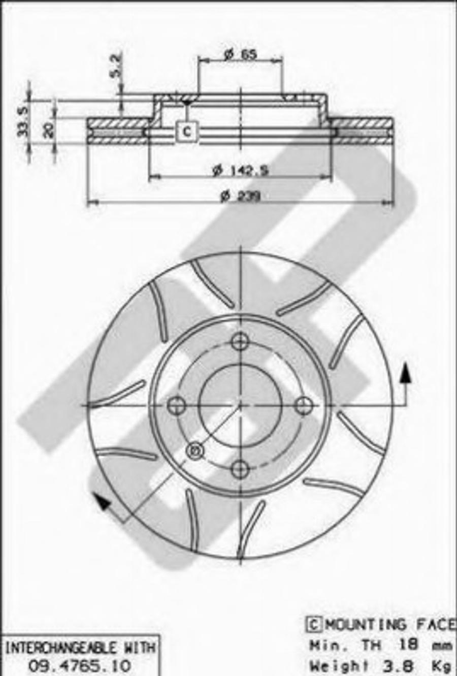 Metzger X20024 - Disque de frein cwaw.fr