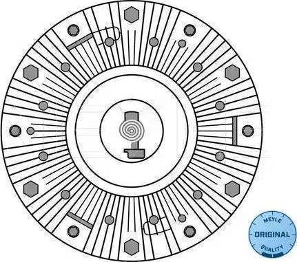 Meyle 534 234 0010 - Embrayage, ventilateur de radiateur cwaw.fr