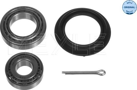 Meyle 614 160 0000 - Kit de roulements de roue cwaw.fr