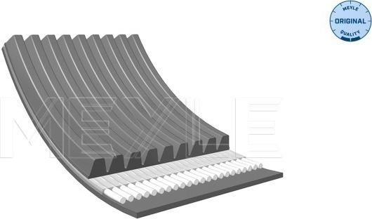 Meyle 050 009 2871 - Courroie trapézoïdale à nervures cwaw.fr