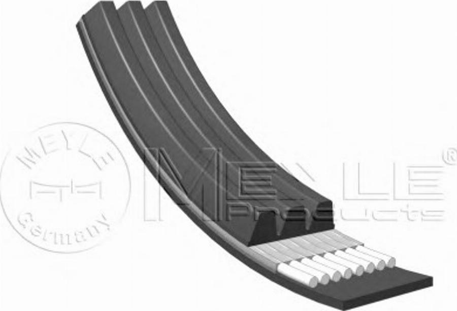 Meyle 050 003 0925 - Courroie trapézoïdale à nervures cwaw.fr