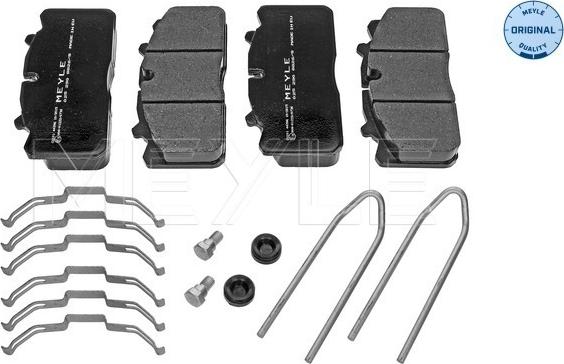 Meyle 025 290 8826/S - Kit de plaquettes de frein, frein à disque cwaw.fr