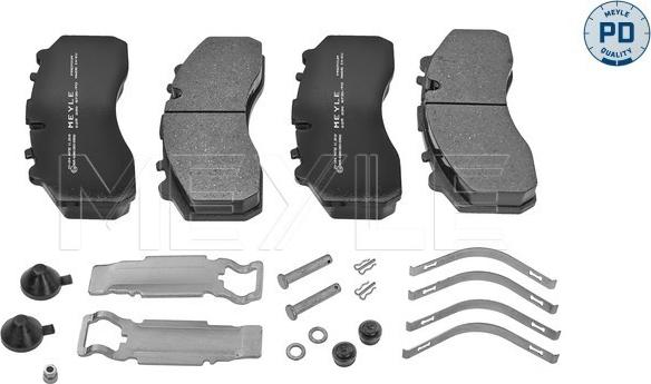 Meyle 025 290 8730/PD - Kit de plaquettes de frein, frein à disque cwaw.fr