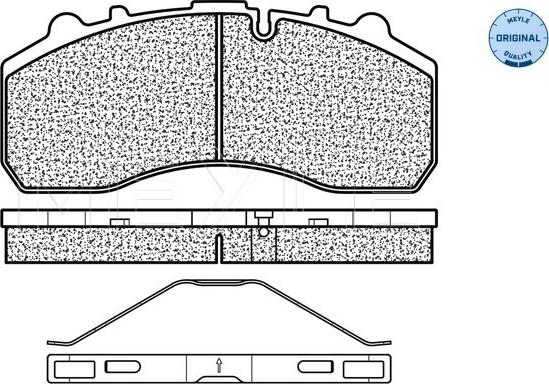 Meyle 025 290 8730 - Kit de plaquettes de frein, frein à disque cwaw.fr