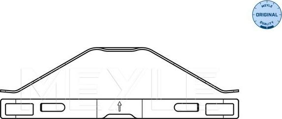 Meyle 025 290 8730 - Kit de plaquettes de frein, frein à disque cwaw.fr