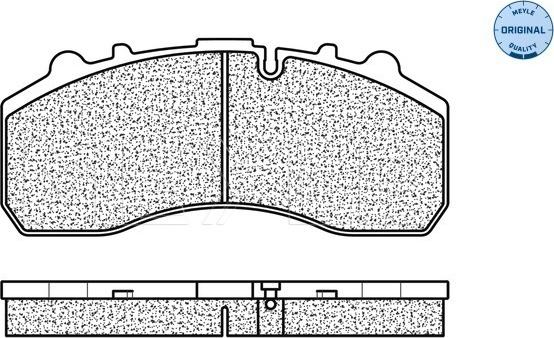 Meyle 025 290 8730 - Kit de plaquettes de frein, frein à disque cwaw.fr