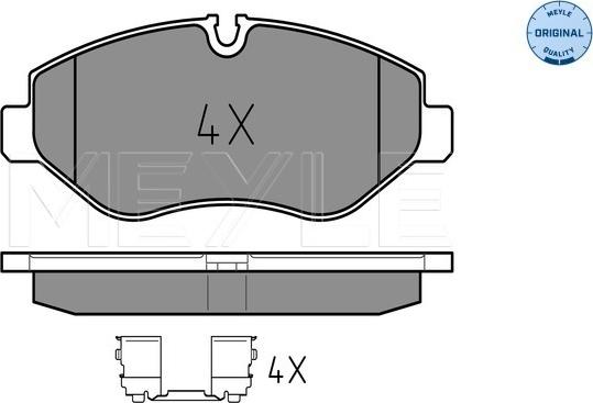 Meyle 025 291 9220 - Kit de plaquettes de frein, frein à disque cwaw.fr