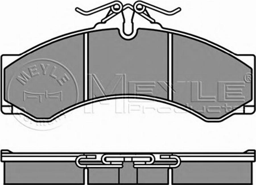 Meyle 025 291 5319 - Kit de plaquettes de frein, frein à disque cwaw.fr