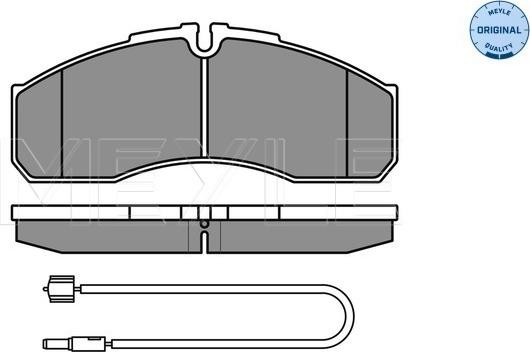 Meyle 025 291 6020/W - Kit de plaquettes de frein, frein à disque cwaw.fr