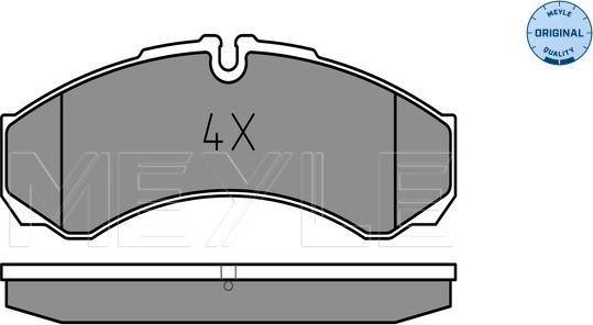 Meyle 025 291 2120 - Kit de plaquettes de frein, frein à disque cwaw.fr