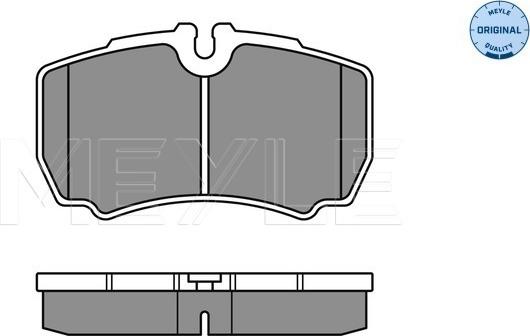 Meyle 025 291 2320 - Kit de plaquettes de frein, frein à disque cwaw.fr