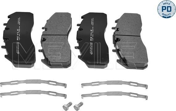 Meyle 025 291 7429/PD - Kit de plaquettes de frein, frein à disque cwaw.fr