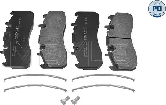 Meyle 025 291 7329/PD - Kit de plaquettes de frein, frein à disque cwaw.fr