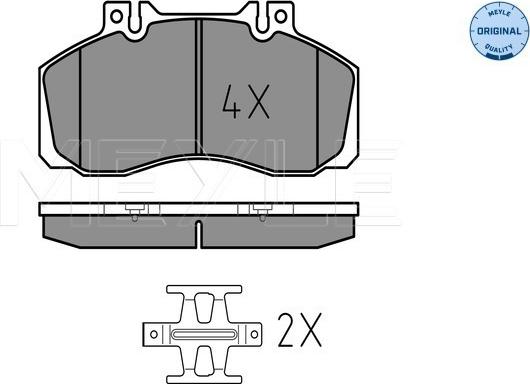 Meyle 025 298 3521 - Kit de plaquettes de frein, frein à disque cwaw.fr