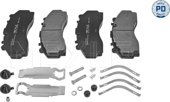 Meyle 025 293 3130/PD - Kit de plaquettes de frein, frein à disque cwaw.fr