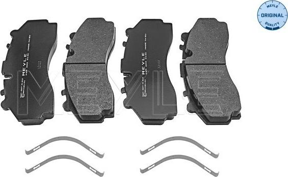 Meyle 025 293 3130 - Kit de plaquettes de frein, frein à disque cwaw.fr