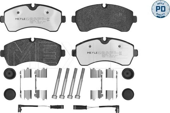 Meyle 025 292 0020/PD - Kit de plaquettes de frein, frein à disque cwaw.fr