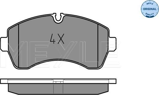 Meyle 025 292 0020 - Kit de plaquettes de frein, frein à disque cwaw.fr