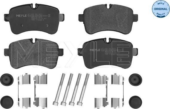 Meyle 025 292 3221 - Kit de plaquettes de frein, frein à disque cwaw.fr