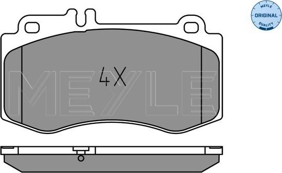 Meyle 025 249 7618 - Kit de plaquettes de frein, frein à disque cwaw.fr