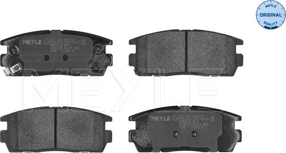 Meyle 025 244 9815/W - Kit de plaquettes de frein, frein à disque cwaw.fr