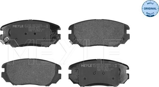 Meyle 025 244 1519/W - Kit de plaquettes de frein, frein à disque cwaw.fr