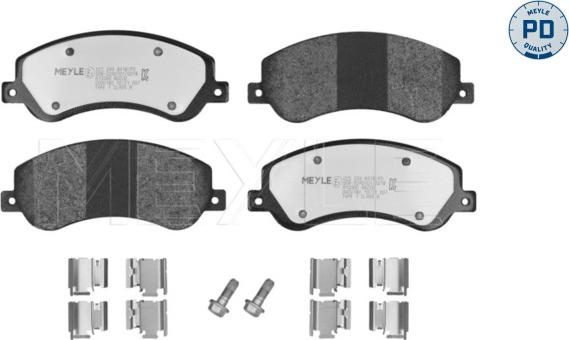 Meyle 025 244 8418/PD - Kit de plaquettes de frein, frein à disque cwaw.fr