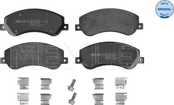 Meyle 025 244 8418 - Kit de plaquettes de frein, frein à disque cwaw.fr