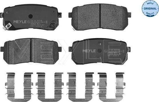 Meyle 025 245 5915/W - Kit de plaquettes de frein, frein à disque cwaw.fr