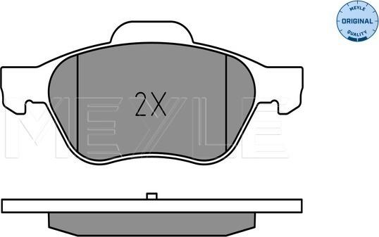 Meyle 025 245 3518 - Kit de plaquettes de frein, frein à disque cwaw.fr