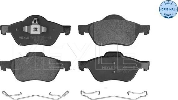 Meyle 025 245 3518 - Kit de plaquettes de frein, frein à disque cwaw.fr