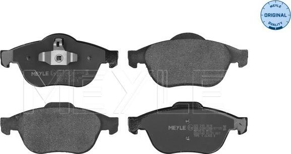 Meyle 025 245 3618 - Kit de plaquettes de frein, frein à disque cwaw.fr