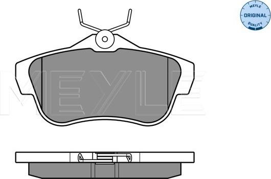 Meyle 025 245 7816 - Kit de plaquettes de frein, frein à disque cwaw.fr