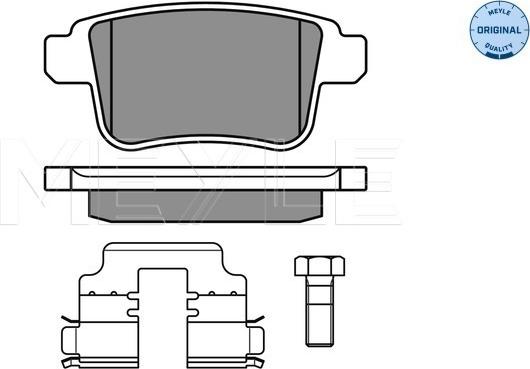 Meyle 025 246 9216 - Kit de plaquettes de frein, frein à disque cwaw.fr