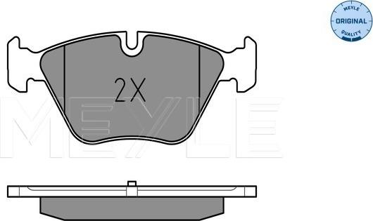 Meyle 025 246 9719 - Kit de plaquettes de frein, frein à disque cwaw.fr