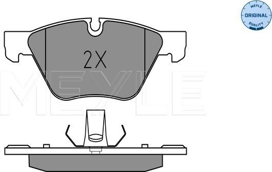 Meyle 025 246 9719 - Kit de plaquettes de frein, frein à disque cwaw.fr