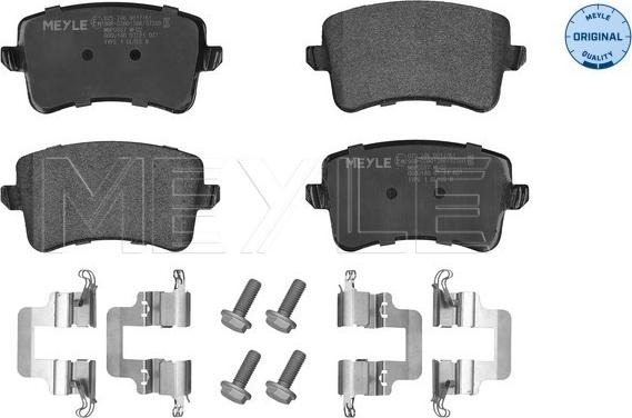 Meyle 025 246 0617/K1 - Kit de plaquettes de frein, frein à disque cwaw.fr