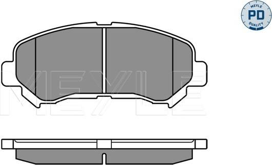 Meyle 025 246 3217/PD - Kit de plaquettes de frein, frein à disque cwaw.fr