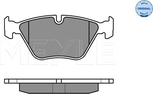 Meyle 025 240 9620 - Kit de plaquettes de frein, frein à disque cwaw.fr