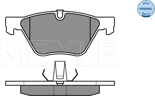 Meyle 025 240 9620 - Kit de plaquettes de frein, frein à disque cwaw.fr