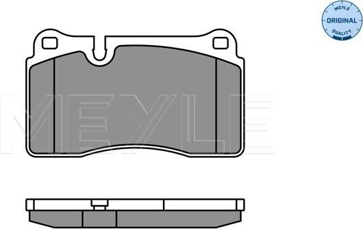 Meyle 025 240 9817 - Kit de plaquettes de frein, frein à disque cwaw.fr