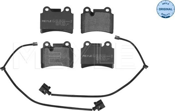 Meyle 025 240 9717 - Kit de plaquettes de frein, frein à disque cwaw.fr