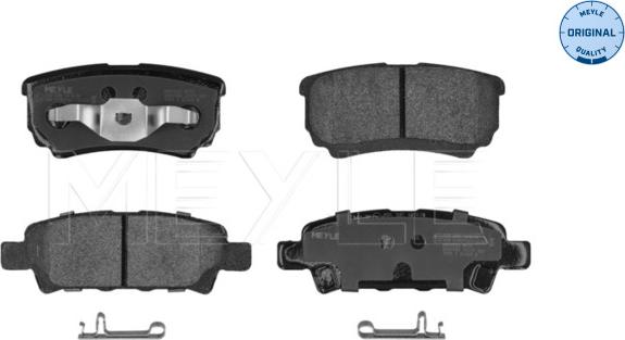 Meyle 025 240 1416/W - Kit de plaquettes de frein, frein à disque cwaw.fr