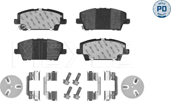 Meyle 025 240 8717/PD - Kit de plaquettes de frein, frein à disque cwaw.fr