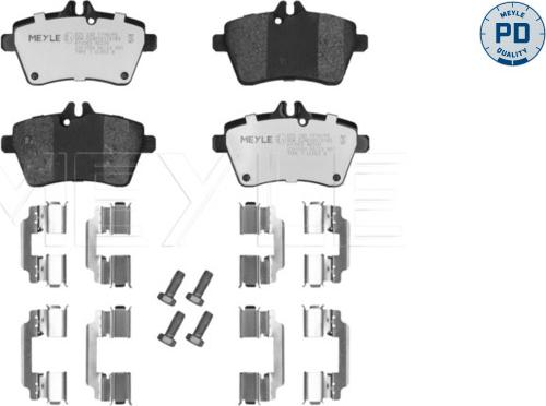 Meyle 025 240 7719/PD - Kit de plaquettes de frein, frein à disque cwaw.fr